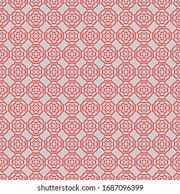Seamless pattern of lines and circles. Geometric background. Vector illustration. Good quality. Good design.