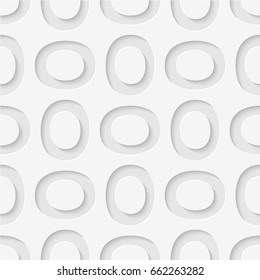 Seamless pattern of lines and circles. Geometric wallpaper. Unusual lattice. Soft background. Vector illustration. Good quality. Good design.