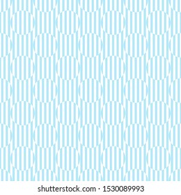 Seamless pattern of lines and circles. Striped background.