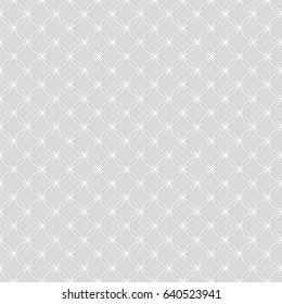 Seamless pattern of lines cross and rhombuses. Geometric wallpaper. Unusual lattice. Vector illustration. Good quality. Good design.