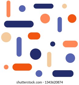 Seamless pattern lines and dots. Background. Vector illustration