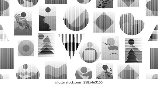 Seamless pattern with lines . Fabric pattern with striped Design elements .Repeating Black lines .Geometric shape. Dynamic geometrical Endless overlay texture.