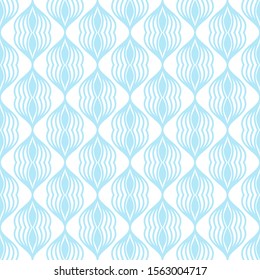 Seamless pattern of lines. Geometric background. Unusual lattice. Vector illustration. Good quality. Good design.