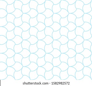 Seamless pattern of lines. Geometric background. Unusual lattice. Vector illustration. Good quality. Good design.