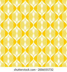 Seamless pattern of lines. Geometric orange background.
