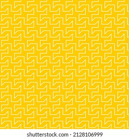 Seamless pattern of lines. Geometric orange background.