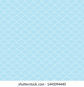 Seamless pattern of lines. Geometric scaly background.