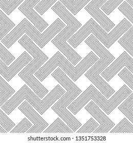 Seamless pattern of lines. Geometric striped background. Vector illustration. Good quality. Good design.