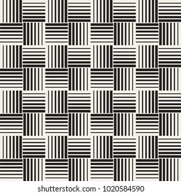 Seamless pattern with lines lattice. Vector abstract geometric background. Stylish cell structure