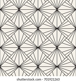 Seamless pattern with lines lattice. Vector abstract geometric background. Stylish cell structure