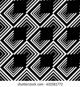 seamless pattern with lines on black background