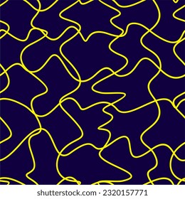 seamless pattern of lines on a dark blue background