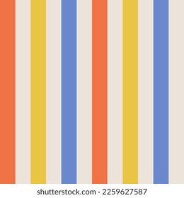 Seamless pattern with 
lines. Retro style. Groovy vector background for design and card, covers, package, wrapping paper.