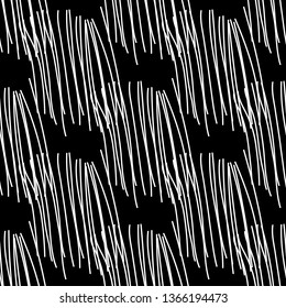 
Seamless pattern with lines and scribbles.
