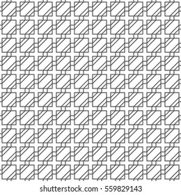Seamless pattern of lines. Square background. Vector illustration. Good quality. Good design.
