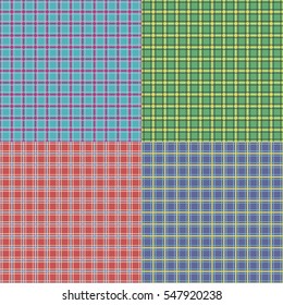 Seamless pattern of lines and squares. A collection of several background images.