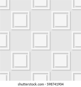 Seamless pattern of lines and squares. Geometric wallpaper. Soft background. Vector illustration. Good quality. Good design.