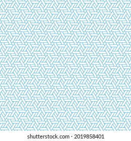 Seamless pattern with lines, star of David, used for packaging, fabric, background and other products.