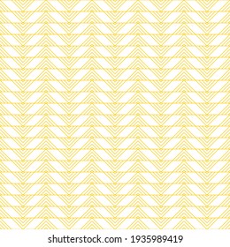 Seamless pattern of lines and triangles. Geometric striped background.