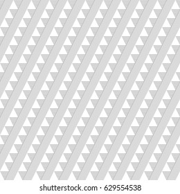 Seamless pattern of lines and triangles. Geometric striped wallpaper. Vector illustration. Good quality. Good design.