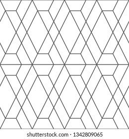 Seamless pattern of lines. Unusual lattice. Geometric background. Vector illustration. Good quality. Good design.