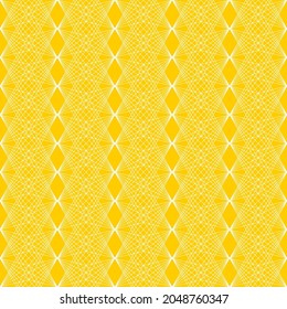 Seamless pattern of lines. Unusual lattice. Geometric orange background.