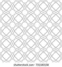 Seamless pattern of lines. Unusual lattice. Geometric background. Vector illustration. Good quality. Good design.