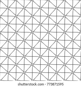 Seamless pattern of lines. Unusual lattice. Geometric background. Vector illustration. Good quality. Good design.