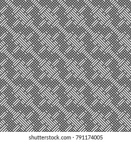 Seamless pattern of lines. Unusual lattice. Geometric background. Vector illustration. Good quality. Good design.