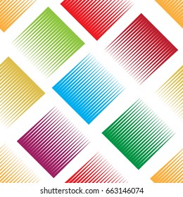 Seamless pattern with lines.Square unusual poster Design .Black Vector stripes .Geometric shape. endless texture