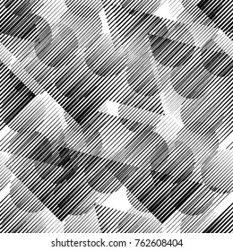 Seamless pattern with lines.Triangles
 unusual poster Design .Black Vector stripes .Geometric shape. Endless texture