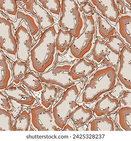 Seamless pattern with liquid and fluid marble texture, colorful pastel paint, mix colors, abstract background.