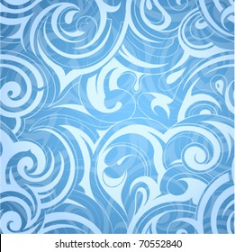 Seamless pattern. Liquid swirls