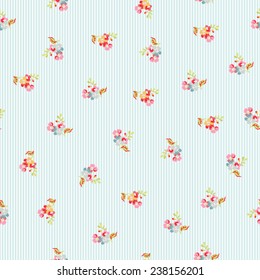 Seamless Pattern with little flowers