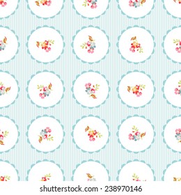 Seamless Pattern with little flowers