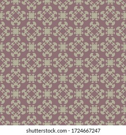 Seamless pattern with little hearts. Burgundy red color and light green . Vector.	
