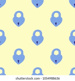 Seamless pattern with locks . fashion attern .femimne / for kids / astel fashion pattern
