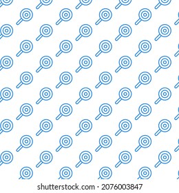 Seamless pattern of lollipop in white background with mini doodle (icon). Vector Illustration