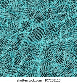 Seamless pattern looks like interweaving of the lines. Textured yarn close-up. Seamless pattern can be used for wallpaper, pattern fills, web page background,surface textures. Wave background.