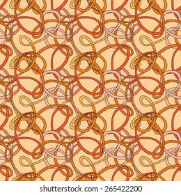 Seamless pattern of the loop in bright colors