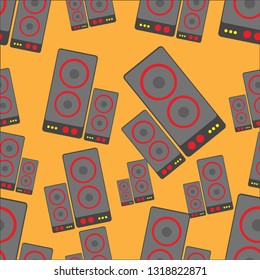 Seamless pattern loudspeakers are numerous