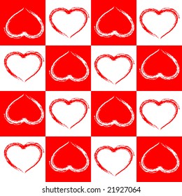 Seamless pattern love abstract background.Vector illustration.