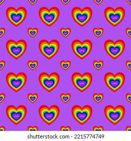Seamless  pattern, Love concept. Design for wrapping paper, background, card, coupons, banner, Used to decorate the festival