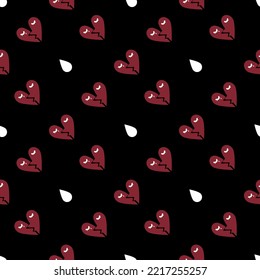 Seamless  pattern, Love concept. Design for wrapping paper, fabric  pattern, background, card, coupons, banner, Used to decorate the festival