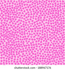 Seamless pattern with love / Seamless heart pattern 