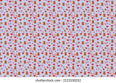 fondo de fondo del fondo del corazón de amor de patrón transparente