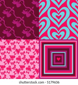 seamless pattern - love - others of same series : http://www.shutterstock.com/lightboxes.mhtml?lightbox_id=625018