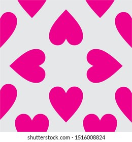 SEAMLESS PATTERN OF LOVE SYMBOL FOR BACKGROUND OR WALLPAPER.