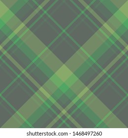 Seamless pattern in lovely grey and light and dark green colors for plaid, fabric, textile, clothes, tablecloth and other things. Vector image. 2