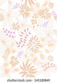 seamless pattern with lovely vegetation weave texture branch abstract background scene fabric tissue leaf flooring ornate fancy imprint beauty material art ornamental original drop graphic graphical v
